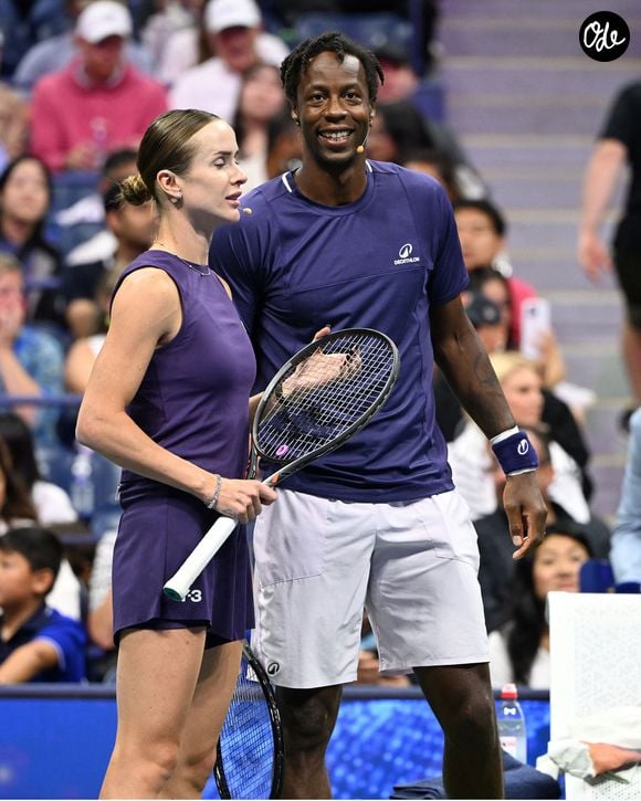 "Comme tous ceux qui ont vécu la fin d'une relation le savent, ce n'est pas facile d'en parler", a-t-il ainsi écrit

Gaël Monfils et Elina Svitolina sont aperçus lors du match exhibition « The Stars Of The Open », sur le court Arthur Ashe du USTA Billie Jean King National Tennis Center, le 21 août 2025 à Flushing, dans le Queens. © PPS/Bestimage