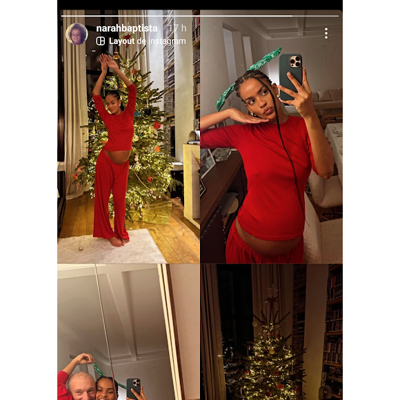 Narah Baptista avec Vincent Cassel, "Instagram".