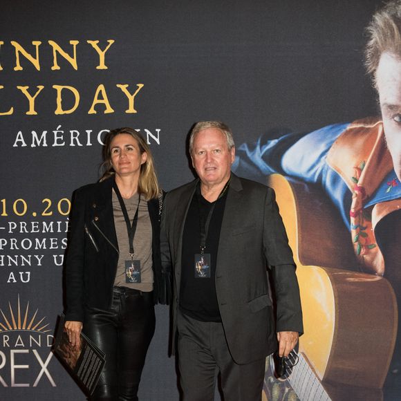 André Boudou et sa femme Adine - Projection au Grand Rex à Paris des documentaires "Johnny USA" et "A nos promesses" à l'occasion de la Journée Spéciale Johnny, son rêve américain. Le 21 octobre 2020
© Jacovides-Moreau / Bestimage