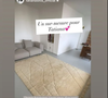 "Depuis longtemps j'avais envie d'un tapis berbère. Souhait enfin réalisé. Celui-ci est entièrement fait à la main", a-t-elle commenté une photo de son intérieur désormais agrémenté de cet immense tapis qui recouvre une bonne partie de son sol.

Tatiana Silva dévoile son intérieur sur Instagram