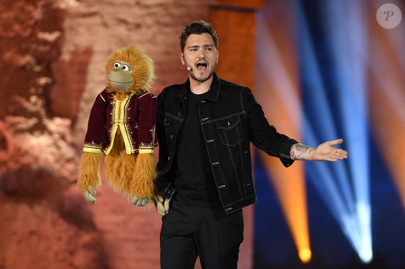 Exclusif - Jeff Panacloc et Jean-Marc lors de la soirée du grand gala du "Marrakech du Rire 2022" pour la 10ème édition au palais El Badiî à Marrakech, Maroc, le 18 juin 2022. © Rachid Bellak/Bestimage