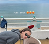 Sur Instagram, Frédérick Bousquet a partagé une photo de leur dimanche du côté de Cannes