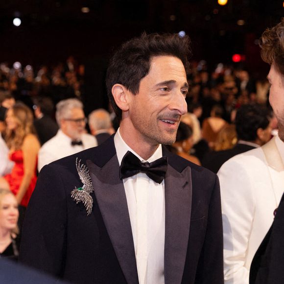 Adrien Brody dans "The Brutalist" a lui remporté celui du meilleur acteur

Adrien Brody lors de la cérémonie des Oscars le 2 mars 2025 à Los Angeles
©Abaca