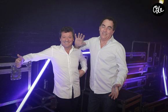 Les deux humoristes ont finalement rebondi grâce à une nouvelle chance offerte par la directrice du théâtre Grévin.

Les Chevaliers du Fiel - Backstage - Enregistrement de l'émission "Le Grand Show de l'Humour : 50 ans de sketchs inoubliables", diffusée le 8 avril sur France 3.

© Jack Tribeca / Bestimage