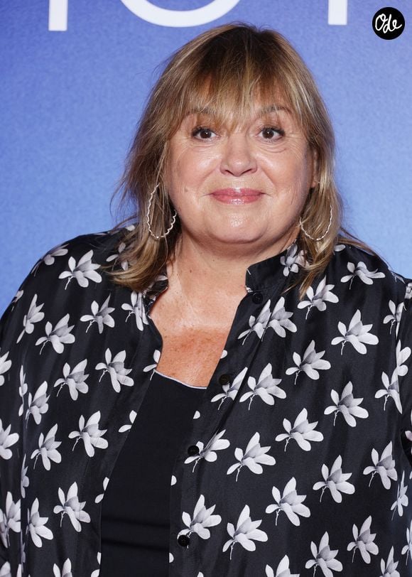 Michèle Bernier au photocall de la projection de "Parfum du Bonheur" lors du 27ème Festival de la Fiction de la Rochelle, lFrance, le 19 septembre 2025. © Denis Guignebourg/Bestimage
