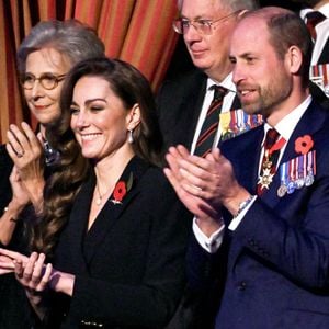 Le prince et la princesse de Galles et le duc et la duchesse de Gloucester assistent au festival annuel du souvenir de la Royal British Legion au Royal Albert Hall à Londres, Royaume-Uni, le samedi 9 novembre 2024. Photo par Chris J. Ratcliffe/PA Wire/ABACAPRESS.COM