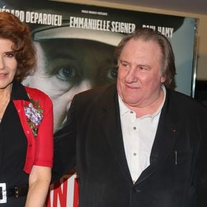 Fanny Ardant (réalisatrice), Gérard Depardieu - Avant-première du film "Le divan de Staline" à l'UGC Ciné Cité les Halles à Paris, le 10 janvier 2017 . © CVS/Bestimage