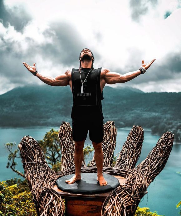 Anthony Amar de "Koh-Lanta" apaisé à Bali, le 25 janvier 2020.
