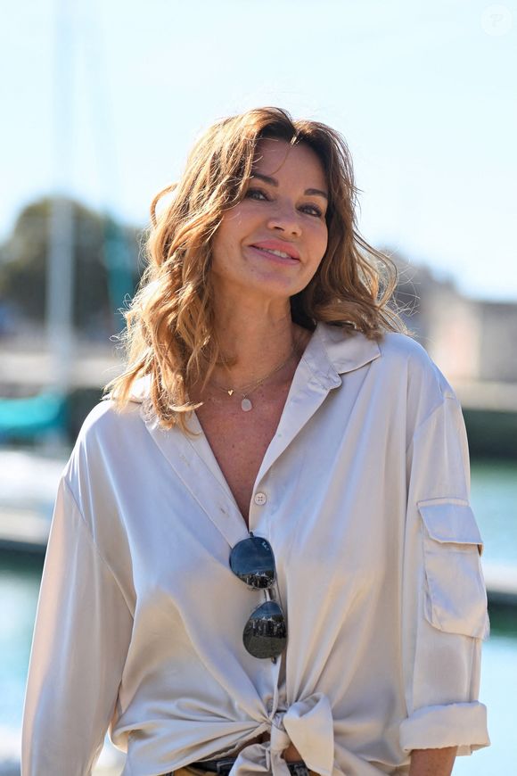 Ingrid Chauvin assiste au Demain Nous Appartient lors du 26ème Festival de la Fiction de La Rochelle le 14 septembre 2024 à La Rochelle, France. Photo par Franck Castel/ABACAPRESS.COM