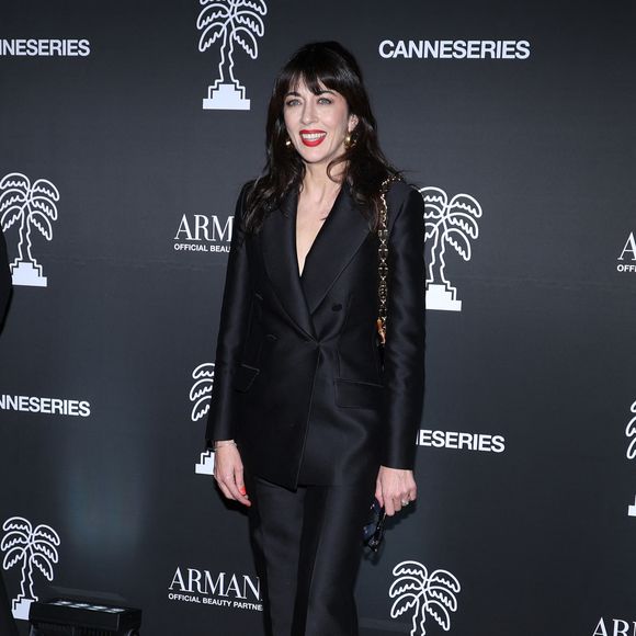 Nolwenn Leroy - Soirée "Armani" sur la plage du Majestic lors de la 7ème saison de "CanneSeries" à Cannes le 6 avril 2024. © Denis Guignebourg/BestImage