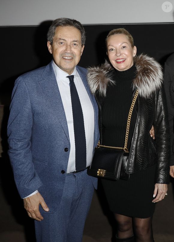 Georges Fenech et sa future femme Amélie - Fête amicale pour les 90 ans de Marek Halter au Publicis Champs-Elysees à Paris le 27 janvier 2026. © Marc Ausset-Lacroix/Bestimage