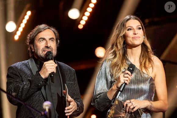 Exclusif - André Manoukian, Laury Thilleman - Enregistrement de l'émission "La fête de la chanson française" à Paris, présentée par L.Thilleman et A.Manoukian, et diffusée le 20 décembre sur France 3
© Pierre Perusseau / Bestimage