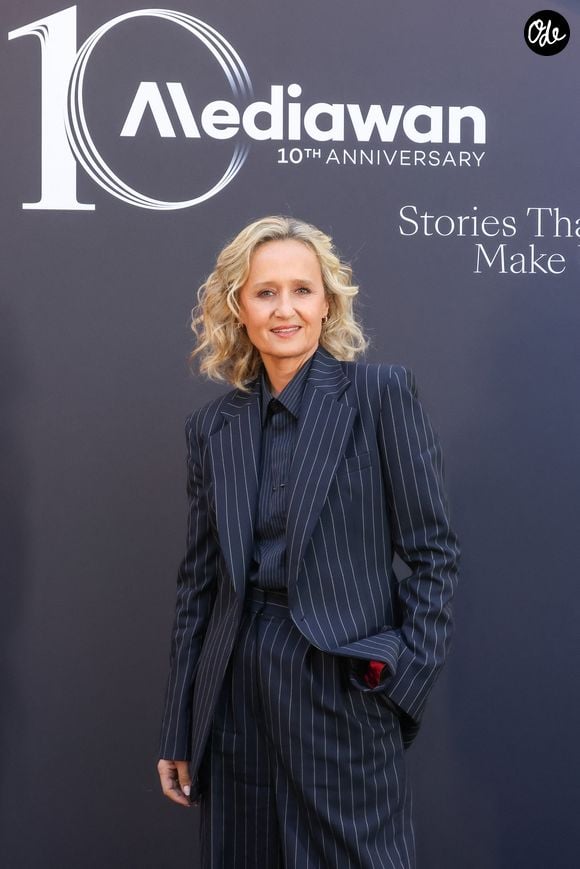 Caroline Roux - Photocall de la soirée des 10 ans de Mediawan à Paris le 2 juin 2026. © Jack Tribeca / Bestimage