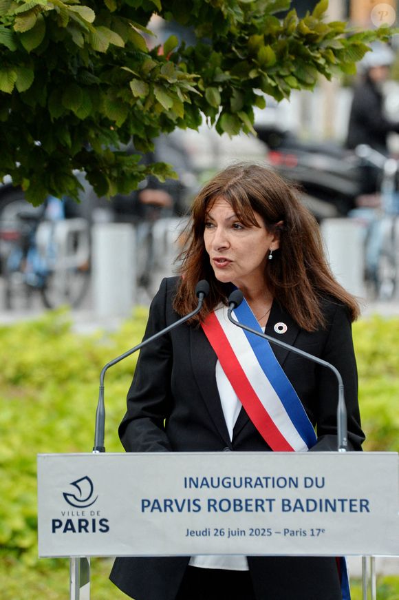 Anne Hidalgo, durant une inauguration à Paris le 26 juin 2025. Photo par Karim Ait-Adjedjou/ABACAPRESS.COM