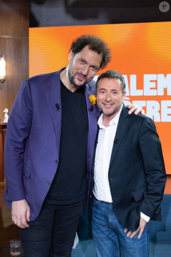 Exclusif - Bernard Montiel, Raphaël Mezrah, Oli. avec Eric Antoine invité, Laurence Perron invitée, Olivia Juriste sur plateau de l'émission "Animalement Vôtre" présentée par Bernard Montiel et diffusée le 1er mars 2026 sur France 3, à Paris, France, le 12 janvier 2026. © Julien Sarkissian/Bestimage