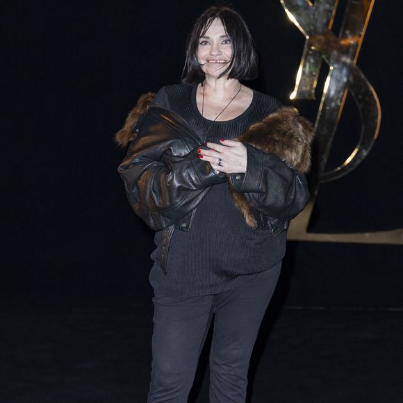 Beatrice Dalle - Photocall du défilé Saint Laurent Collection Femme Prêt-à-Porter Printemps/Eté 2027 lors de la Fashion Week de Paris (PFW) à la Fontaine du Trocadéro, à Paris, France, le 29 septembre 2026. © Olivier Borde/Bestimage