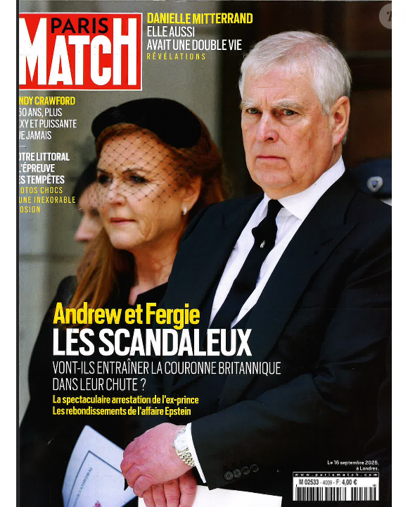 Couverture de "Paris Match" du jeudi 26 février.