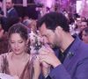 Eric Antoine et Gennifer Demey se sont montrés très proches face aux photographes. 

 Eric Antoine et sa femme Gennifer Demey - Soirée de gala du 10ème anniversaire de l’association "Les Bonnes Fées" à l’Hôtel The Peninsula Paris le 8 octobre 2025. The Peninsula Paris renouvelle son soutien dans la campagne Octobre Rose au côté de l’artiste G.Sardin. © Rachid Bellak/Bestimage