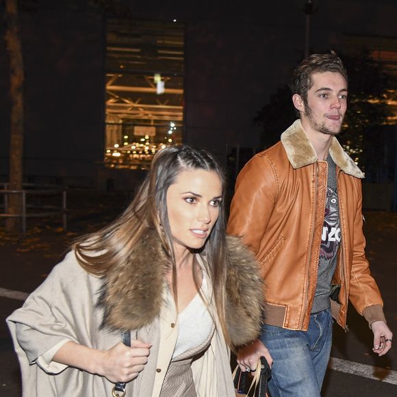 Exclusif - Louis Sarkozy et son ex-compagne Capucine Anav quittent le défilé du 22ème salon du chocolat à la porte de Versailles à Paris le 27 octobre 2016. © Veeren-Perusseau/Bestimage