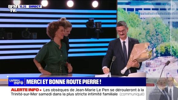 Pierre Kupferman quitte BFMTV après 10 ans, la nouvelle annoncée dans "L'aprèm info", le 8 janvier 2025