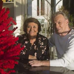 Herbert Léonard et sa femme Cléo chez eux à Barbizon en 2016
©JLPPA / Bestimage