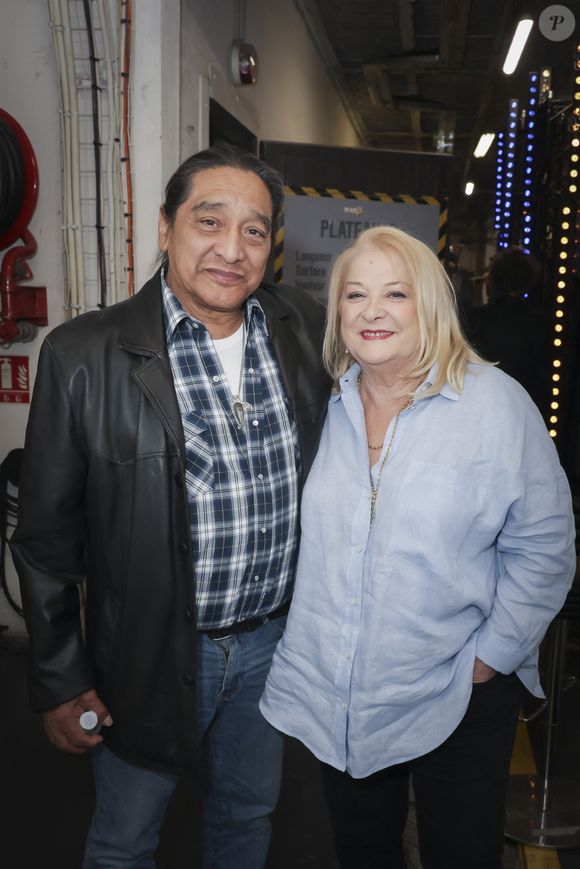Josiane Balasko et son mari George Aguilar lors de l’émission TPMP (Touche Pas à Mon Poste) à Paris le 20/09/2022 - © Jack Tribeca / Bestimage
