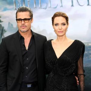 Brad Pitt, Angelina Jolie - Première du film "Maleficent" à Londres le 8 mai 2014.  Photo : EXPRESS SYNDICATION / BESTIMAGE