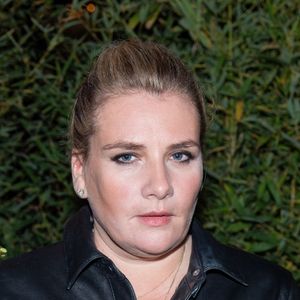 Marie-Amélie Seigner (qui a fait la musique du défilé et un live DJ-set) - Pour célébrer l’anniversaire de sa Maison, Nathalie Blanc réunissait, ce vendredi, les amis de la marque pour assister à un événement exclusif au Café de l’Homme, face à la Tour Eiffel à Paris le 24 septembre 2021.
© Bellak - Perusseau / Bestimage