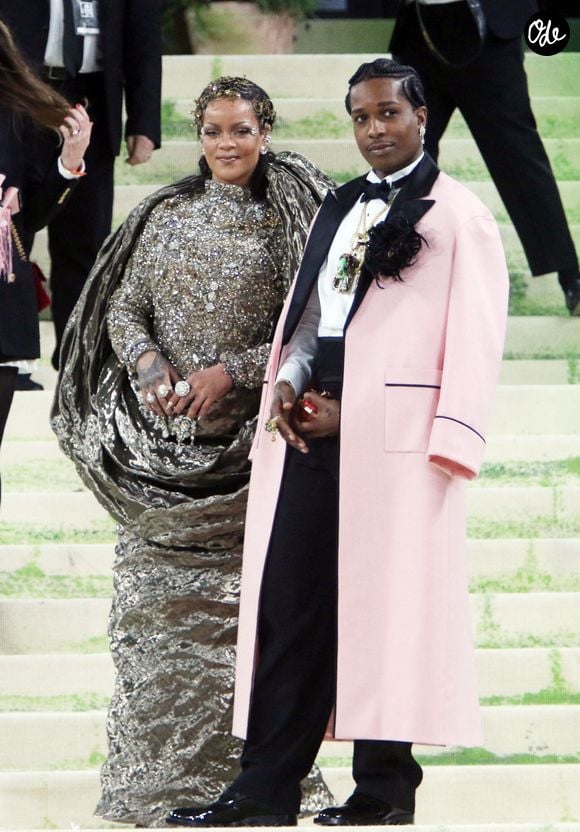 Rihanna et A$AP Rocky au Met Gala 2026 à New York.

© Bestimage