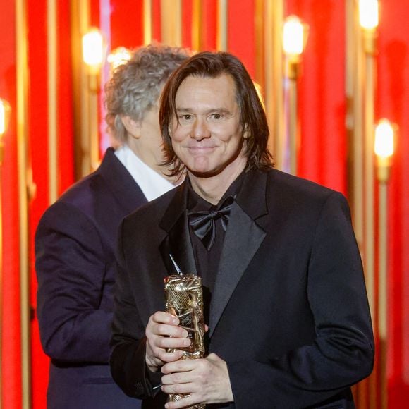 Jim Carrey (César d'honneur) lors de la 51ème cérémonie des César à l'Olympia à Paris, France, le 26 février 2025 
Photo par Borde-Jacovides/Bestimage