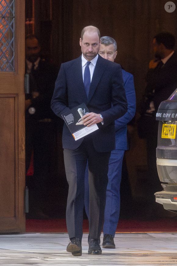 Un détail que Kate Middleton valide plus que jamais
Le prince William, prince de Galles, et Catherine (Kate) Middleton, princesse de Galles, à la sortie de la cérémonie de commémoration des 80 ans de la libération du camp de concentration d'Auschwitz-Birkenau au Guildhall à Londres, le 26 janvier 2025.