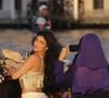 Kylie, Kendall et Kris Jenner étaient présentes, accompagnées des enfants de Kylie, Stormi et Aire.

Kendall, Kylie et Kris Jenner quittent l'hôtel "Gritti Palace" pour se rendre à l'Arsenal pour le bal "Pyjama Party" qui clôture le mariage de J. Bezos et L. Sanchez à Venise, le 28 juin 2025 @Backgrid UK/ Bestimage