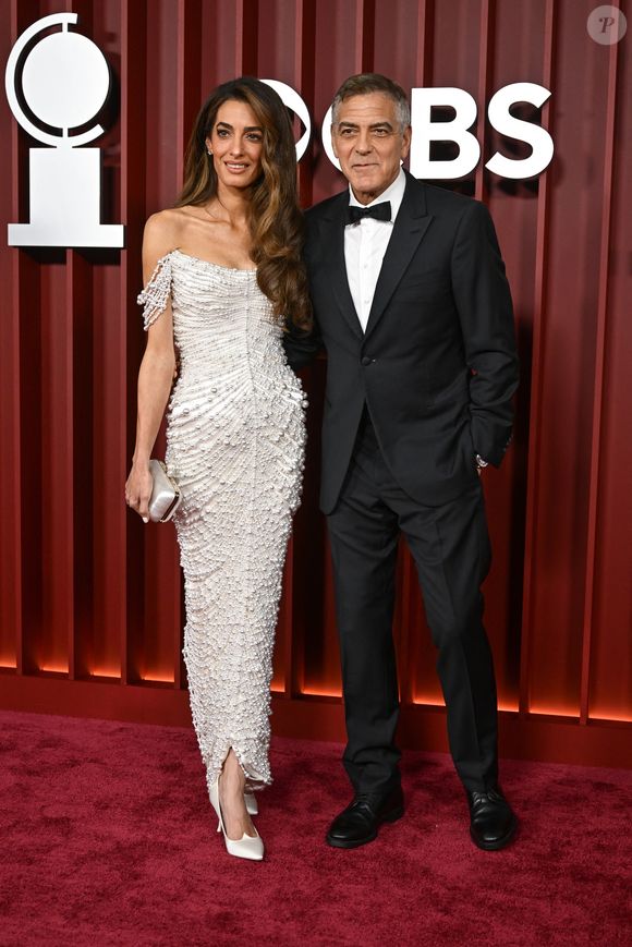 George et Amal Clooney lors de la 78ème édition des Tony Awards à New York, le 9 juin 2025 @Photo Press Service / BESTIMAGE