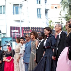 Halle Berry, Payal Kapadia, Jeremy Strong, Leïla Slimani, Dieudo Hamadi, Juliette Binoche, Hong Sang-soo, Alba Rohrwacher, Carlos Reygadas - Montée des marches de la cérémonie de clôture du 78ème Festival International du Film de Cannes, au Palais des Festivals à Cannes. Le 24 mai 2025
© Olivier Borde/ Bestimage