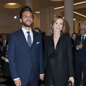 Maxim Nucci et sa compagne Isabelle Ithurburu (enceinte) - Arrivées lors de la 43ème cérémonie des Cesar à la salle Pleyel à Paris, le 2 mars 2018. © Dominique Jacovides - Olivier Borde / Bestimage 