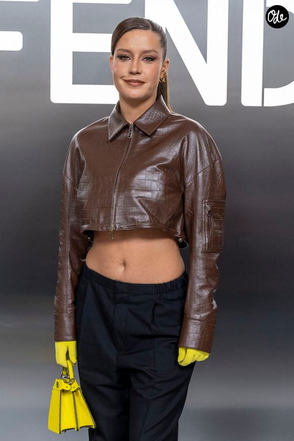 Adèle Exarchopoulos au photocall du défilé Fendi Haute Couture Printemps/Été 2024 dans le cadre de la Fashion Week de Paris (PFW), au palais Brongniart à Paris, France, le 25 janvier 2024. © Olivier Borde/Bestimage