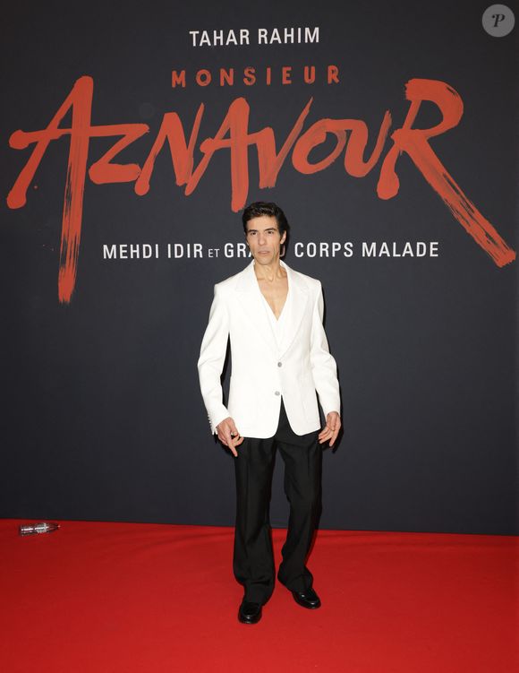 Tahar Rahim lors de l'avant-première du film "Monsieur Aznavour"  au cinéma Le Grand Rex à Paris le 22 octobre 2024.

© Coadic Guirec / Bestimage