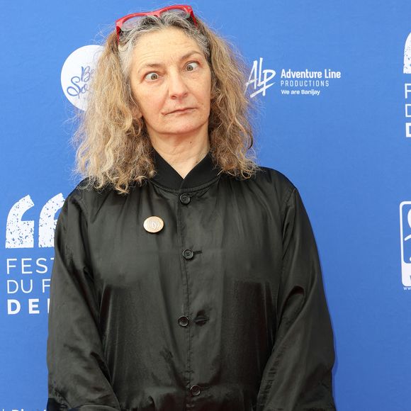 Corinne Masiero pendant le photocall du film "Nous Les Femmes" lors de la 3ème édition du festival du film de Demain (30 mai - 2 juin 2024), à Vierzon, France, le 1er juin 2024.

© Coadic Guirec/Bestimage