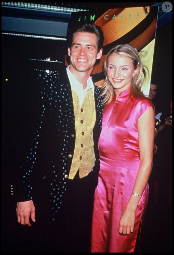 Archives - Jim Carrey et Cameron Diaz lors de la première du film "The Mask" FR 1994 - 08/08/1994 © ALPHA AGENCY / BESTIMAGE