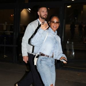 Christina Milian et Matt Pokora ont été aperçus arrivant avec style au concert de Drake à Paris, en France, le 8 septembre 2025. Photo : Aissaoui Nacer/Splash News/ABACAPRESS.COM