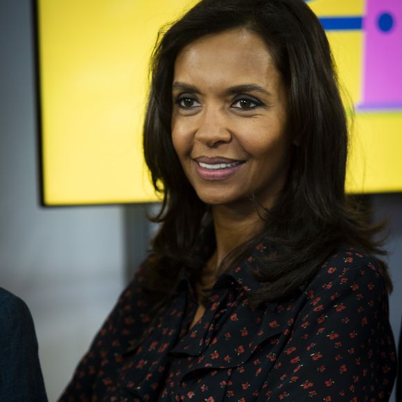 Karine Le Marchand (marraine de la CNDP (Commission nationale du débat public) et animatrice de lémission "L'amour est dans le pré") au 57ème salon International de l'Agriculture au parc des expositions de la porte de Versailles à Paris, France, le 23 février 2020. © Jean-Baptiste Autissier/Panoramic/Bestimage