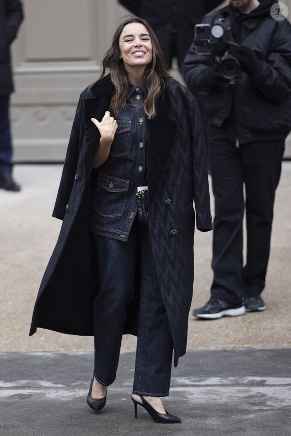 Paris, France - 28 janvier : Elodie Bouchez quitte le défilé Chanel lors de la Semaine de la mode Haute Couture Automne/Hiver 2025 - 2026 le 28 janvier 2025 à Paris, France. Photo par ABACAPRESS.COM