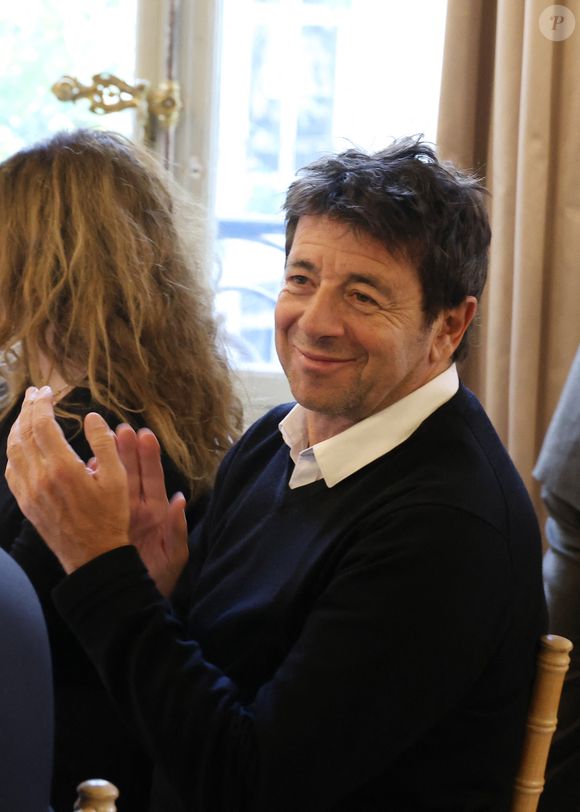 Exclusif - Patrick Bruel lors de la nomination de Stéphane Bern comme Pape du Patrimoine lors de la Saint Clément au restaurant Alain Ducasse Baccarat, à Paris, France, le 20 novembre 2025. © Denis Guignebourg/Bestimage