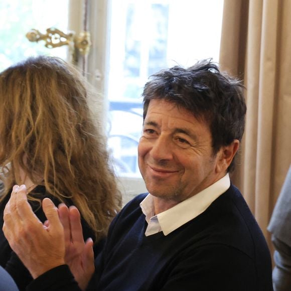 Exclusif - Patrick Bruel lors de la nomination de Stéphane Bern comme Pape du Patrimoine lors de la Saint Clément au restaurant Alain Ducasse Baccarat, à Paris, France, le 20 novembre 2025. © Denis Guignebourg/Bestimage