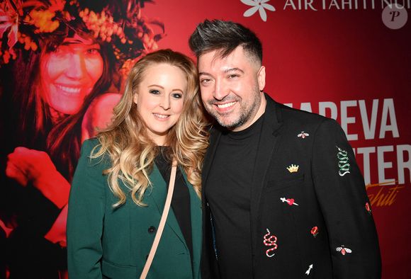 Chris Marques et sa femme au concert de M.Galanter au théâtre Music-Hall Show l'Alhambra à Paris, France, le 23 novembre 2023. © Veeren/Bestimage