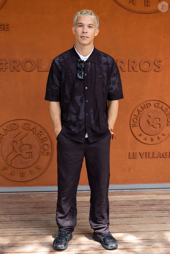 Sandor Funtek au village lors des Internationaux de France de Tennis de Roland Garros 2026. Paris, le 2 juin 2026.
© Jacovides-Moreau / Bestimage