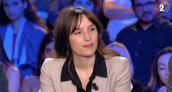 Victoria Mas dans "On n'est pas couchés" (France 2) le 21 sept 2019.