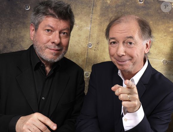 Philippe Chevallier et Regis Laspales - Portrait - Paris le 14 septembre 2017. © CEDRIC PERRIN / BESTIMAGE