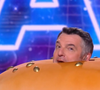 Arnaud Ducret était le Burger dans "Mask Singer", capture d'écran TF1