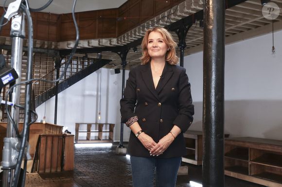 Exclusif - Pascale de La Tour du Pin pendant l’enregistrement d’Animaux Stars, présenté par B.Montiel et diffusé le 6 septembre 2025 sur Animaux TV, à Paris, France le 3 juillet 2025. © Jack Tribeca/Bestimage